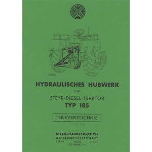 Steyr 185 Hydraulisches Hubwerk Ersatzteilkatalog