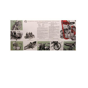 Puch 125 T, 125 Sport 2-Vergaser, Prospekt-Reprint