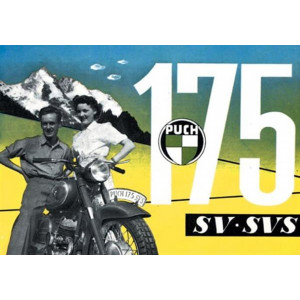 Puch 175 SV und SVS Prospekt (Reprint)