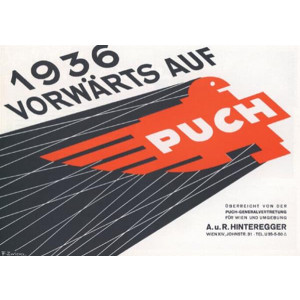 „Vorwärts auf Puch“ Prospekt