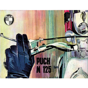 Puch M 125 Prospekt Reproduktion