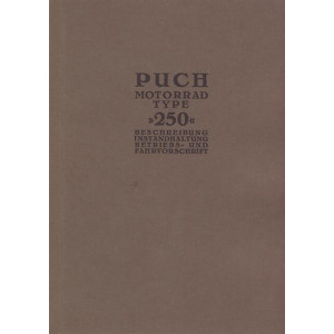 Puch 250 Betriebsanleitung