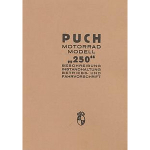 Puch 250 Betriebsanleitung