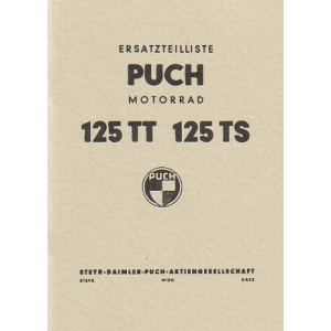 Puch 125 TT und TS Zusatz-Ersatzteilkatalog