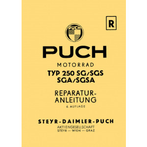 Puch 250 SG, SGS, SGA, SGSA und 250 TF Reparaturanleitung