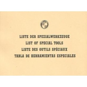 Puch - Liste der Spezialwerkzeuge 1948-1970