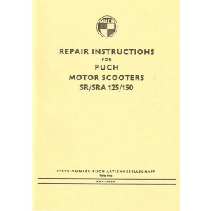 Puch Scooter 125 and 150 SR / SRA, repair instruction