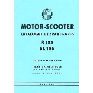 Puch 125 R / 125 RL, Scooter, Spare-parts-list
