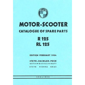 Puch 125 R / 125 RL, Scooter, Spare-parts-list