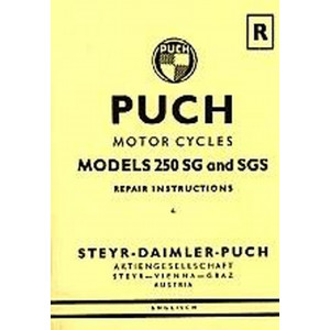 Puch Motorcycle 250 SG / SGS Repair Instructions