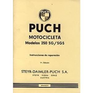 Puch Motocycleta 250 SG / SGS, Instrucctiones de reparation