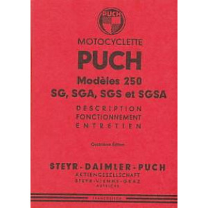 Puch 250 SG, SGA, SGS et SGSA, Description, Fonctionnement, Entretien