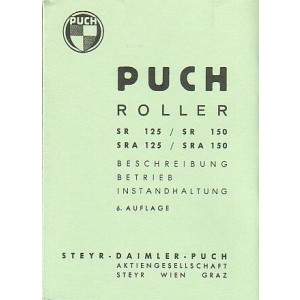 Puch 125 SR / SRA, 150 SR / SRA Betriebsanleitung