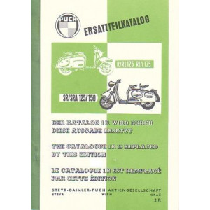 Puch 125 R, RL, RLA und 125/150 SR/SRA, Ersatzteilkatalog