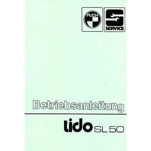 Puch Motorroller Lido SL 50, Betriebsanleitung