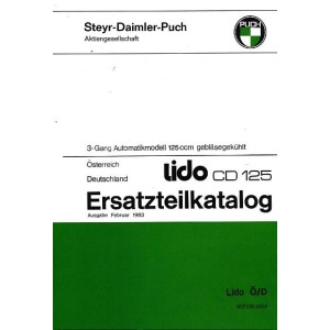 Puch Lido CD 125, Ersatzteilkatalog