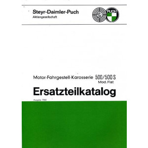 Puch 500, 500 S, Ersatzteilkatalog