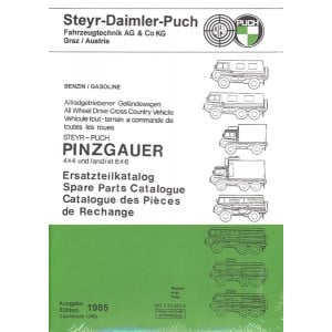 Puch Pinzgauer 710 und 712, 4 x 4 und 6 x 6, Ersatzteilkatalog, spare parts catalogue