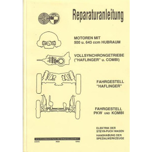 Puch 500, 650, 700, Haflinger, Reparaturanleitung