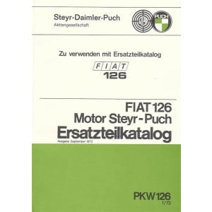 Fiat 126 mit Puch-Motor Ersatzteilkatalog