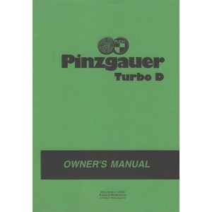 Puch Pinzgauer Turbo Diesel, P 80, P 90, P 93, Owners Manual