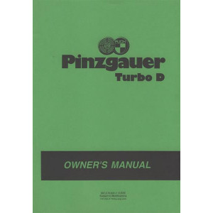 Puch Pinzgauer Turbo Diesel, P 80, P 90, P 93, Owners Manual