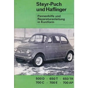 Puch 500D, 650T, 650 TR, 700C, 700E und Haflinger 700AP - Pannenhilfe und Reparaturanleitung in Kurzform