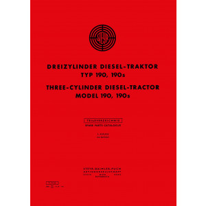 Steyr 190 und 190s Traktor Ersatzteilkatalog