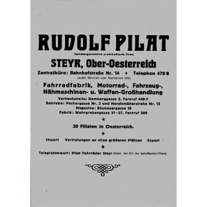 Puch Fahrrad- und Motorrad-Zubehör-Katalog Rudolf Pilat