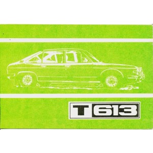Tatra 613, Betriebsanleitung