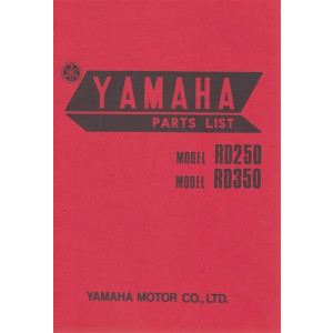 Yamaha RD 250, RD 350 (Europa), Parts list