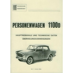 Fiat 1100 D Hauptmerkmale und technische Daten