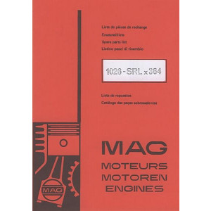 MAG Stationärmotor 1026-SRL x 364, Ersatzteilkatalog