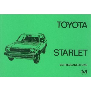 Toyota Starlet, Sedan und Coupé, Betriebsanleitung