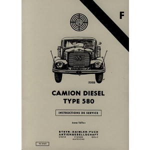 Steyr 580 /g,f, Camion Diesel, Betriebsanleitung