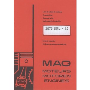 MAG Stationärmotor 2076 SRL x 20, Ersatzteilkatalog