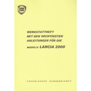Lancia Modelle 2000, Werkstattheft