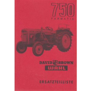 David Brown 750 Farmatic, Ersatzteilliste