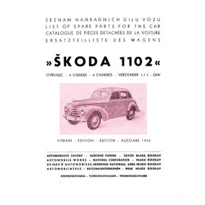 Skoda 1102, 4-Zylinder, 1,1 Liter, OHV, Ersatzteilkatalog