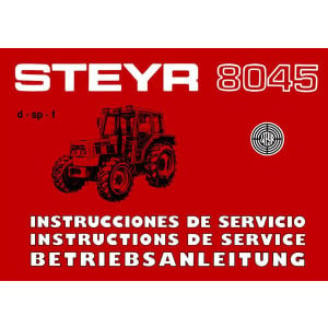 Steyr 8045 Traktor Betriebsanleitung