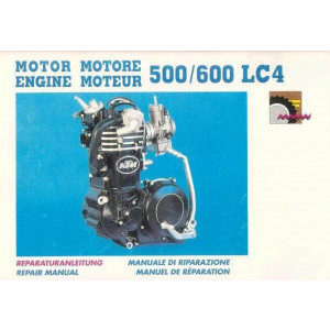KTM Motorfahrzeugbau 500 / 600 LC4 `91 Motor Reparaturanleitung