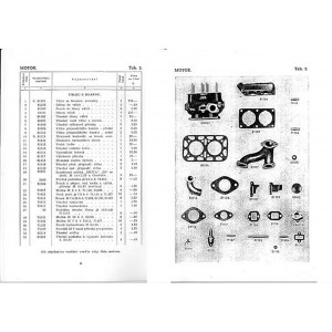 Jawa Kleinwagen 600, Ersatzteilkatalog
