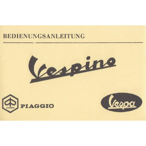 Piaggio Vespa Vespino, Bedienungsanleitung