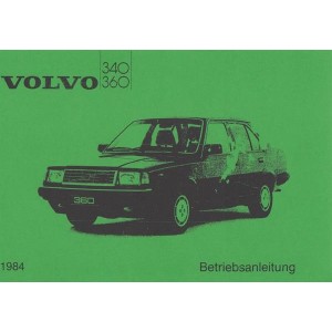 Volvo 340 und 360, Betriebsanleitung