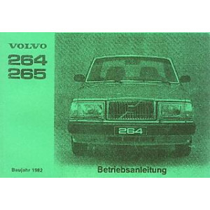 Volvo 264 und 265, Betriebsanleitung