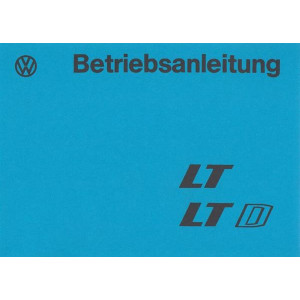VW LT und LTD, Betriebsanleitung