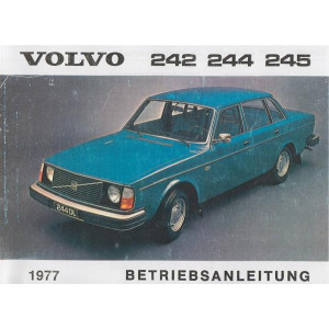 Volvo 242, 244 und 245, Betriebsanleitung