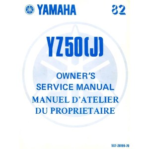 Yamaha YZ 50 (J) Model 82, Owner's Service Manual