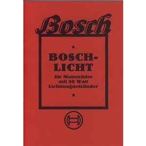 Bosch Licht für Motorräder mit 30 Watt Lichtmagnetzünder