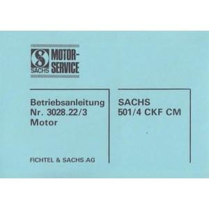 Sachs-Motor 501/4 CKF CM, Betriebsanleitung